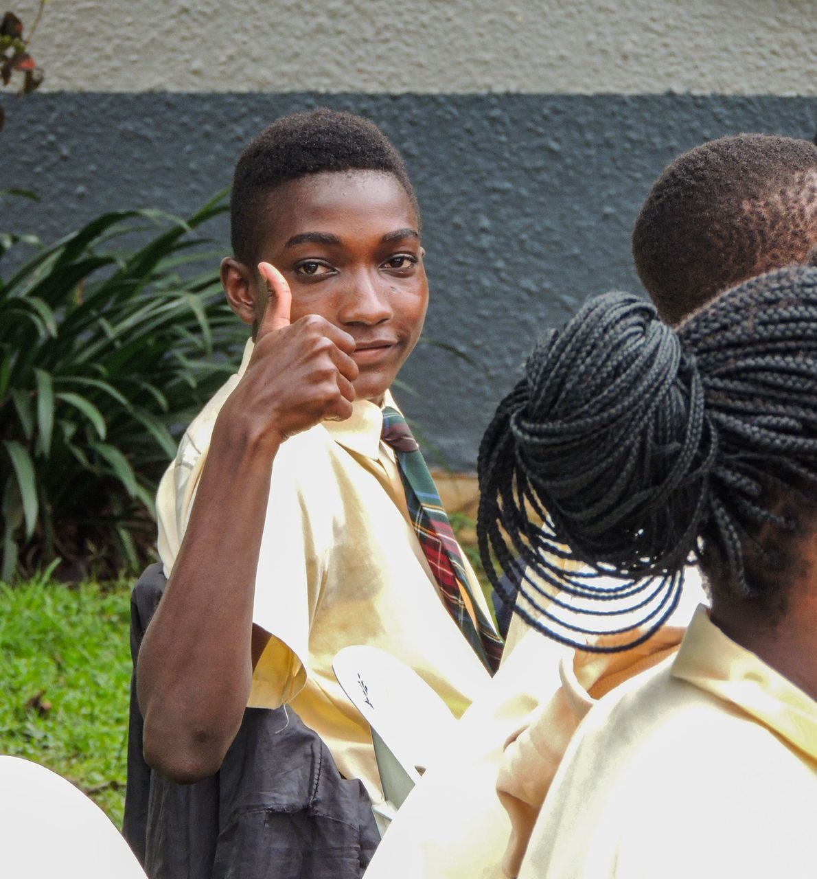 Students in science lab